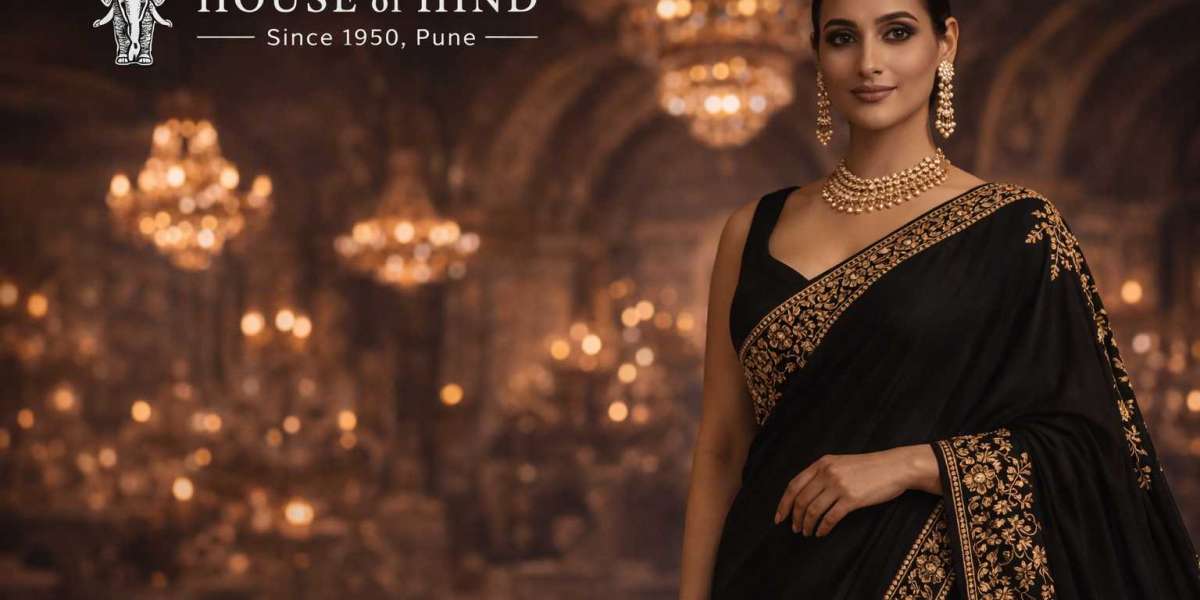 Black Saree as a Modern Heirloom: A House of Hind Story