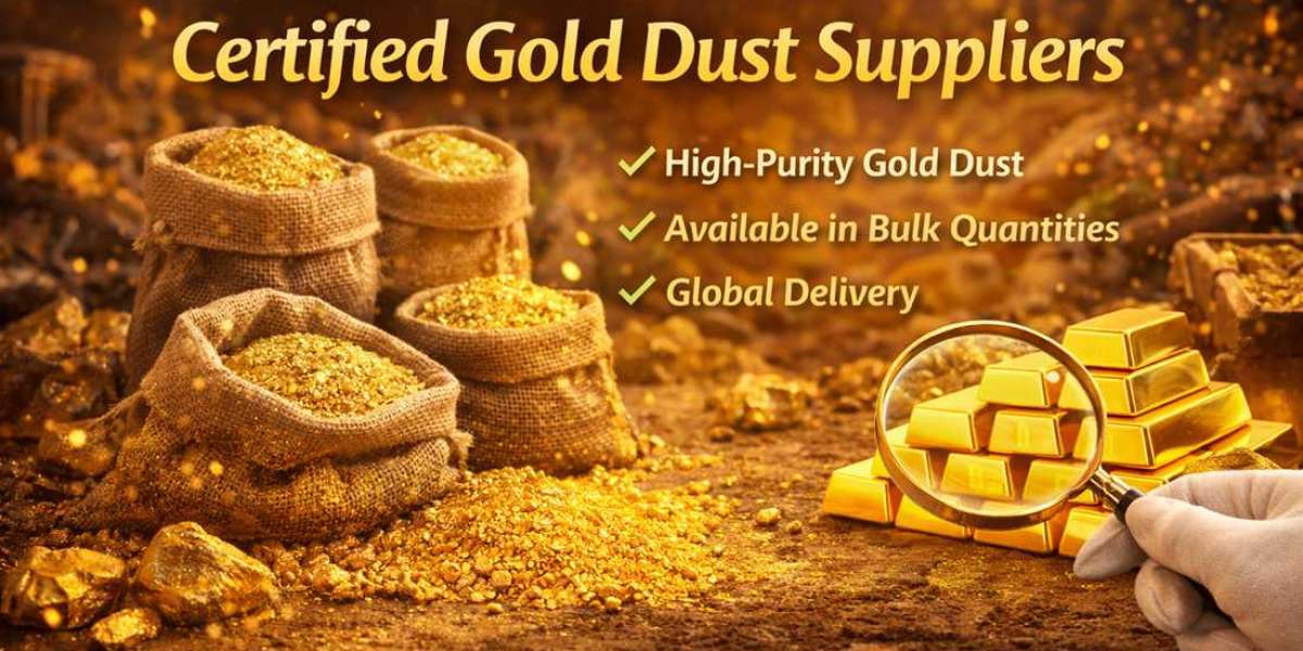 Certified Gold Dust Suppliers Offering High-Purity Gold Bars Worldwide